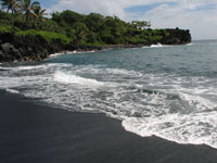 Black Sand beach