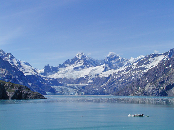 The entrance to Glacier Bay