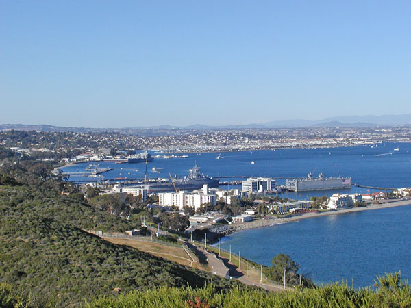 View of harbor from Cabrillo monument