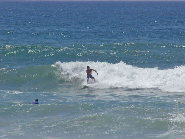 Surfing near Poseidon