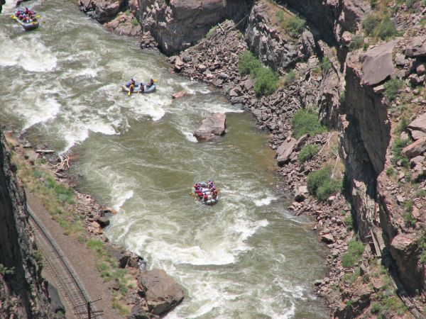 Rafters in Royal Gorge