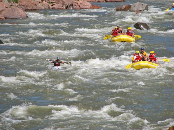 Rafters in Royal Gorge