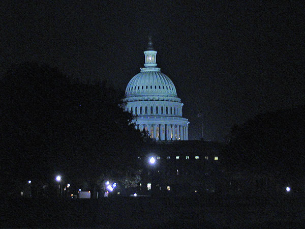 Capitol at night