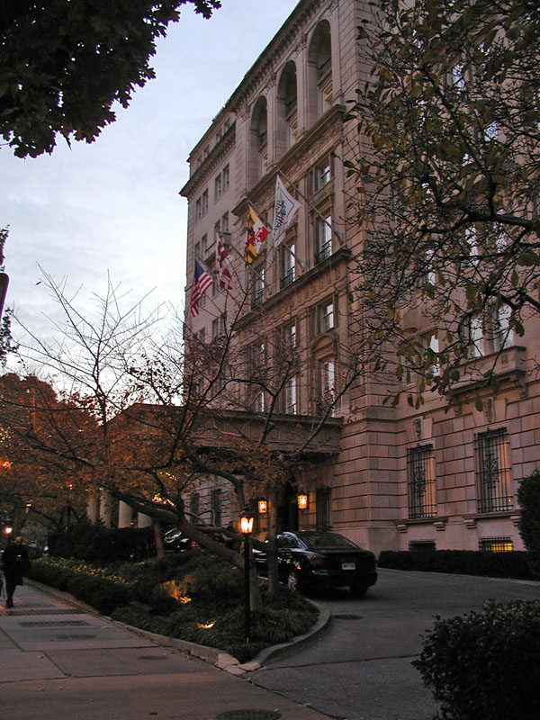 Front of Hay Adams Hotel