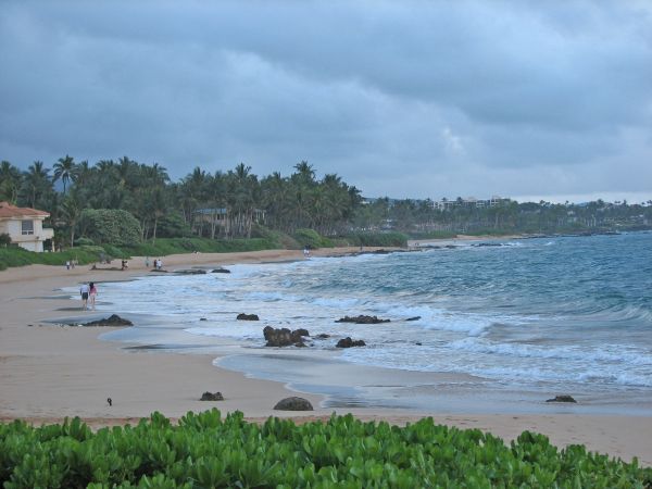 Beach view from hotel