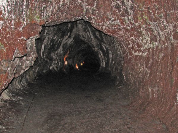 Inside the Thurston lava tube