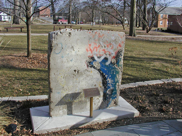 Part of Berlin Wall at Eureka College