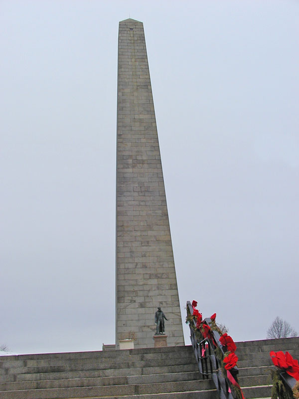 Monument for Bunker Hill at Breeds Hill