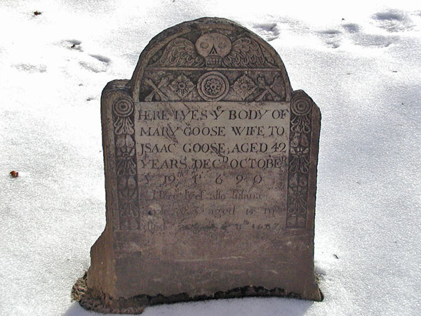 Mary Goose's grave