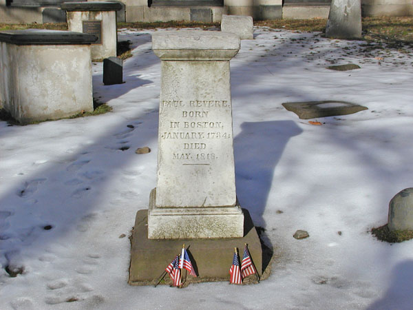 Paul Revere's grave