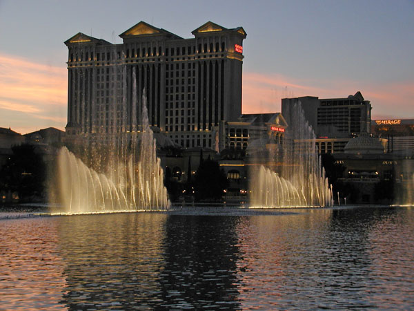 Water show at the Bellagio