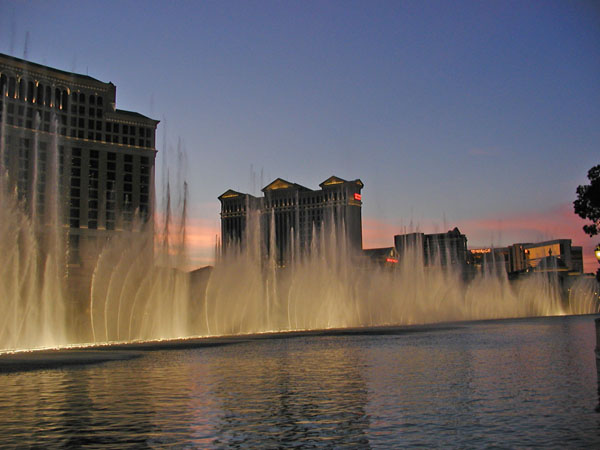 Water show at the Bellagio