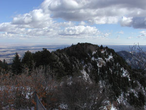 Sandia Peak toward south