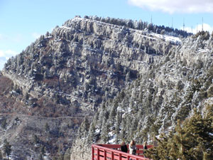 Sandia Peak toward north