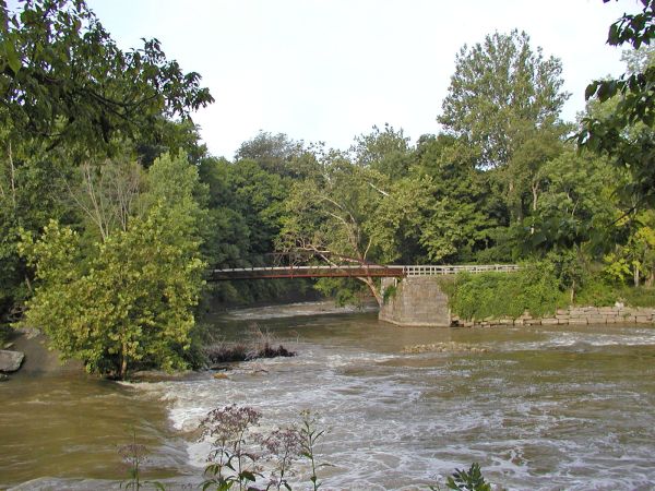 View from train station