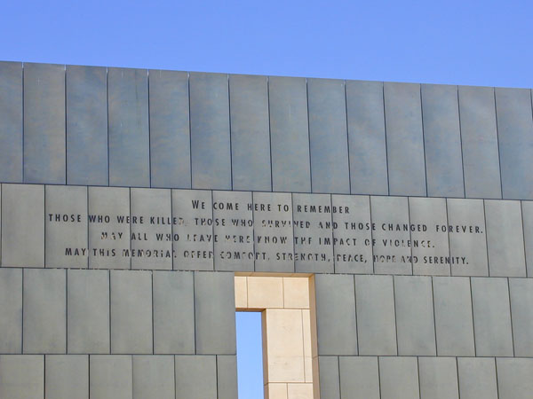 Oklahoma City Memorial Wall