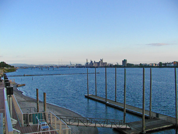 Columbia River from hotel