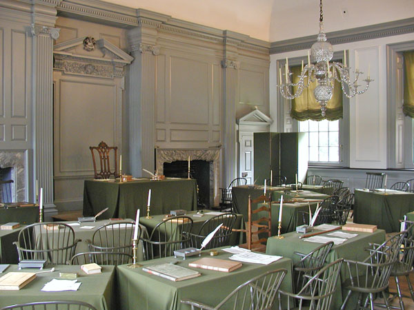 Room where Decleration of Independence was signed