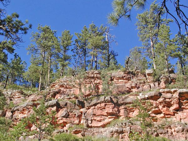 Outside Sitting Bull Cave