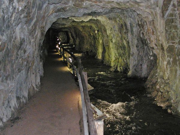 Thunderhead Falls tunnel