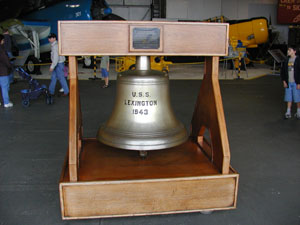 Bell from the USS Lexington