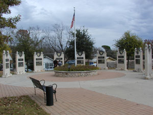 Memorial to Presidents who served in World War II